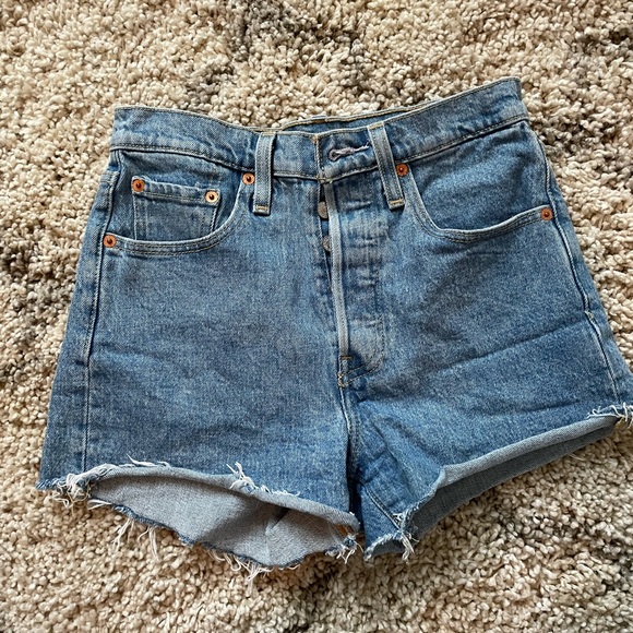 Levi's Pants - Levis 501 Denim cutoff shorts